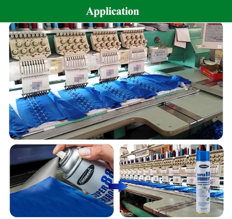 Non_toxic spray adhesive for textile_ Fabric spray adhesive